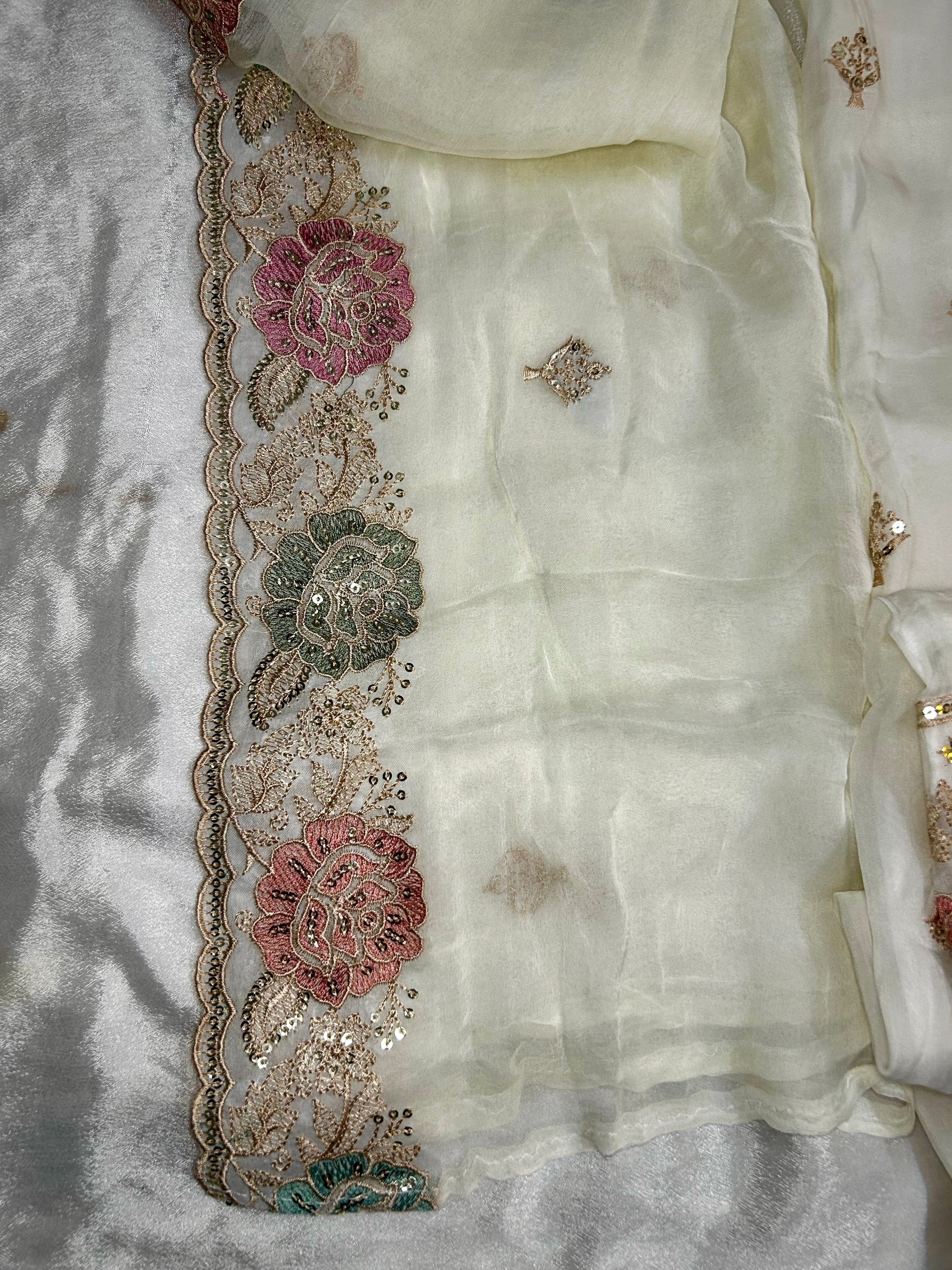 Ivory Gulbahar Elegance Suit Set