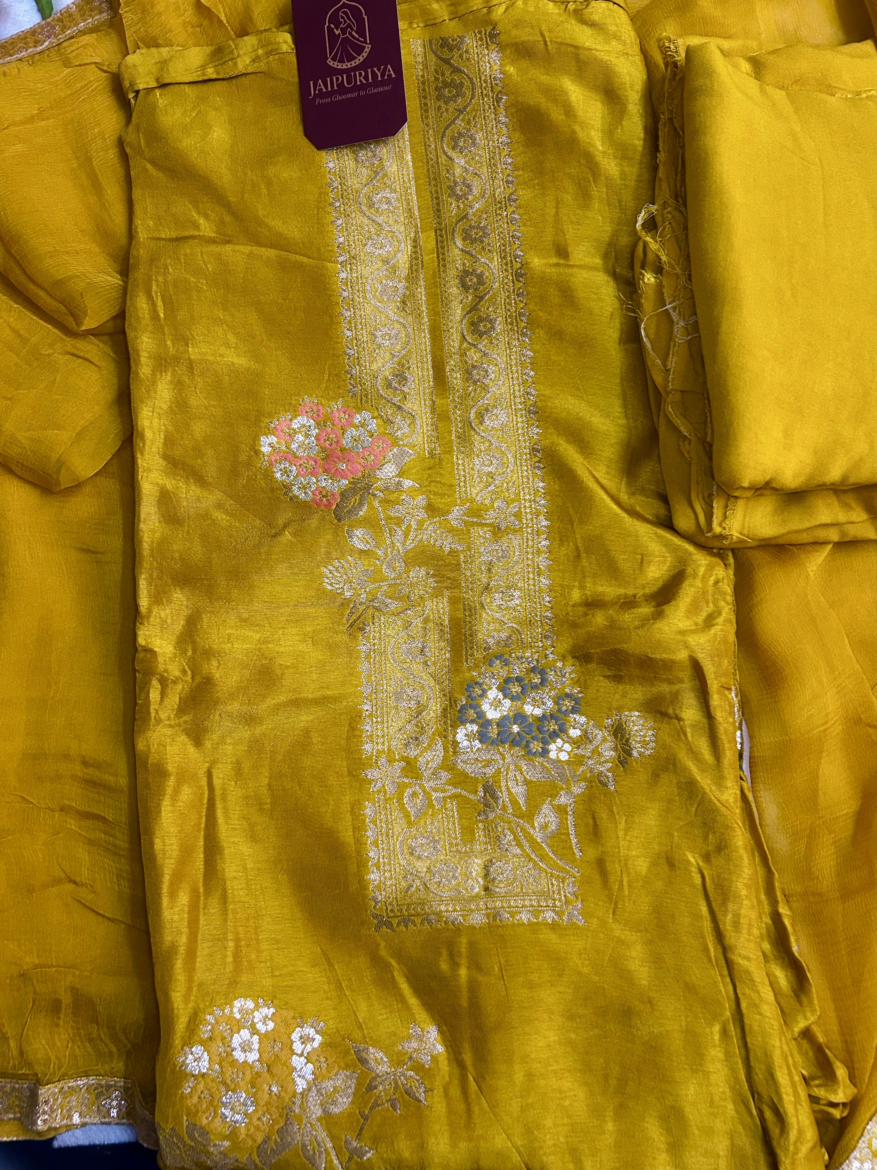 Zarqash Mustard Royale Suit Set