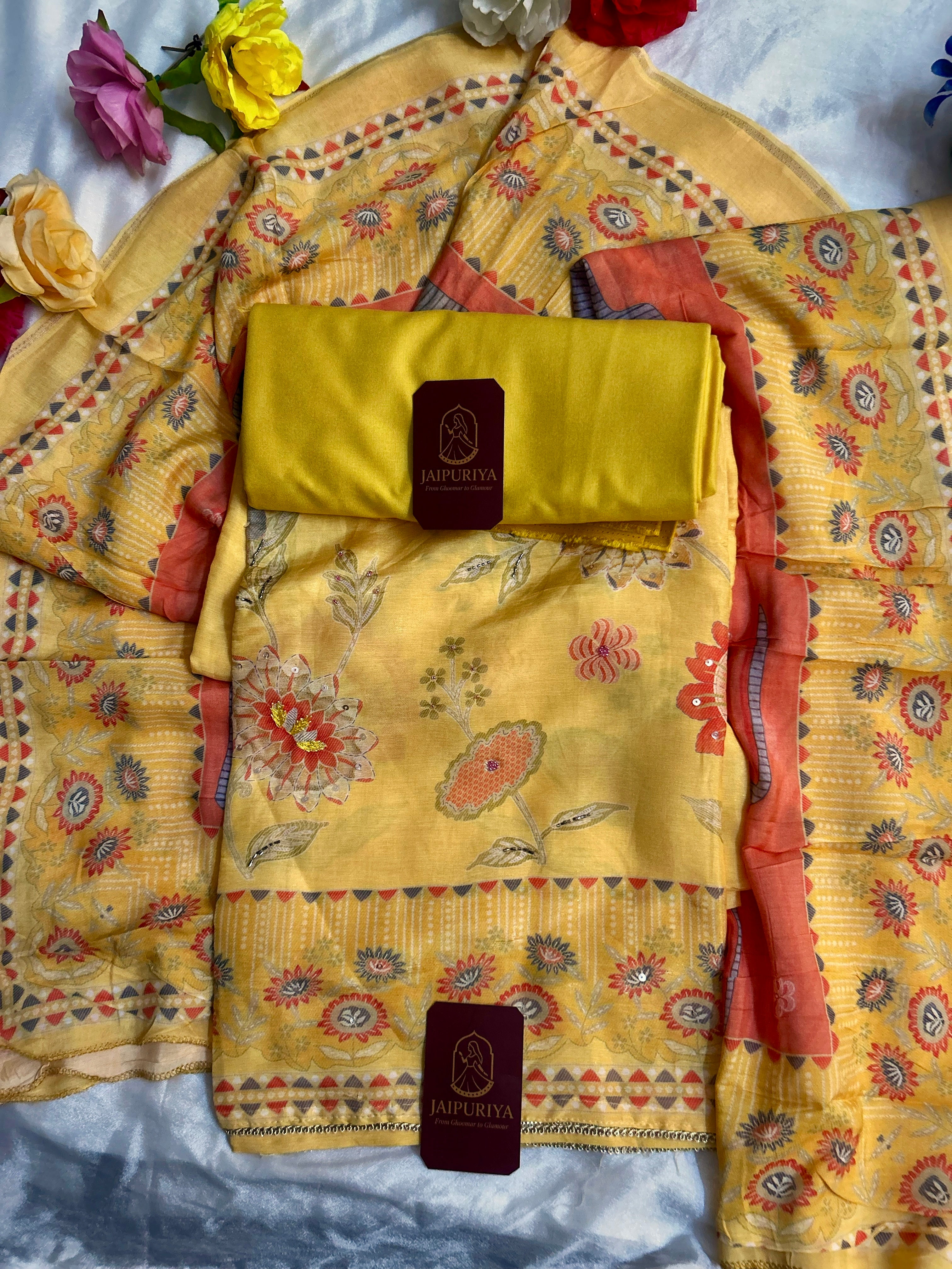 Surmayi Basant Bloom Suit Set