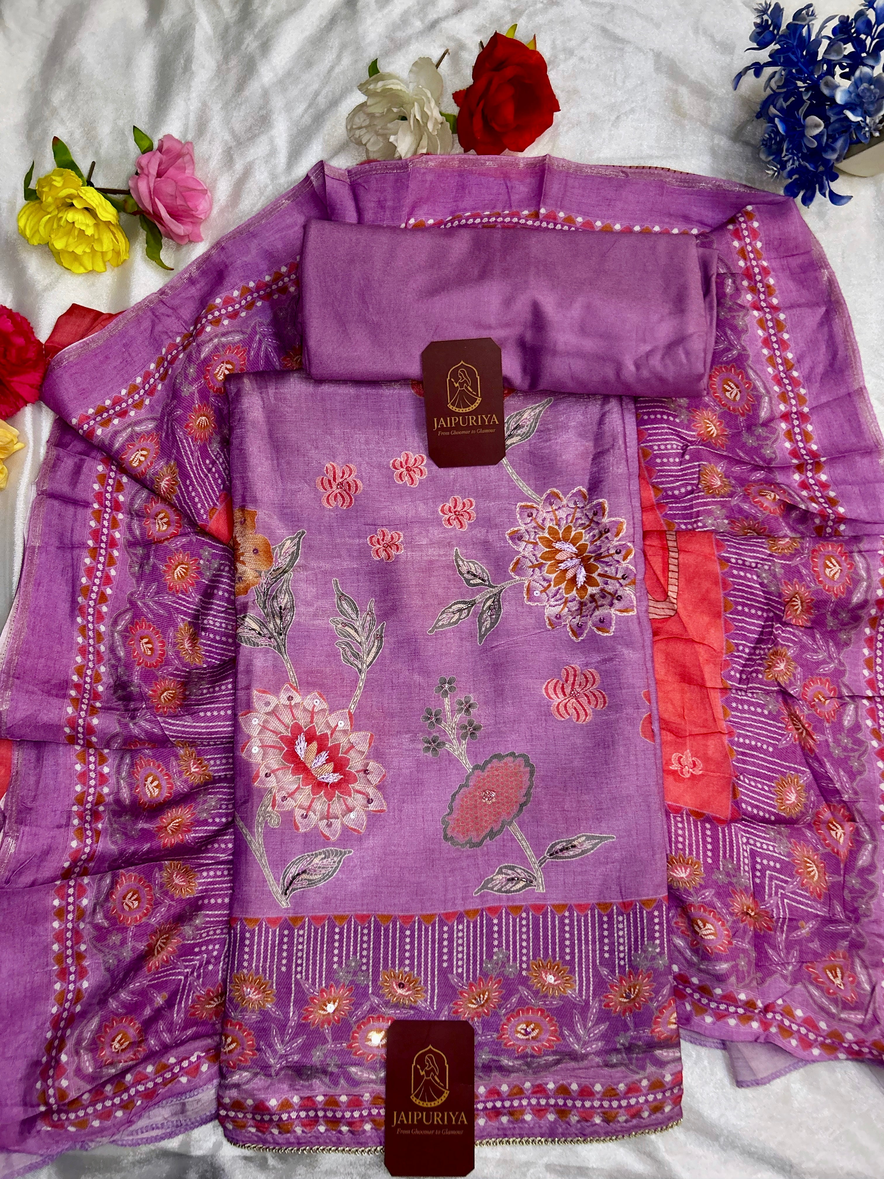 Lavanya Phoolkari Charm Suit Set