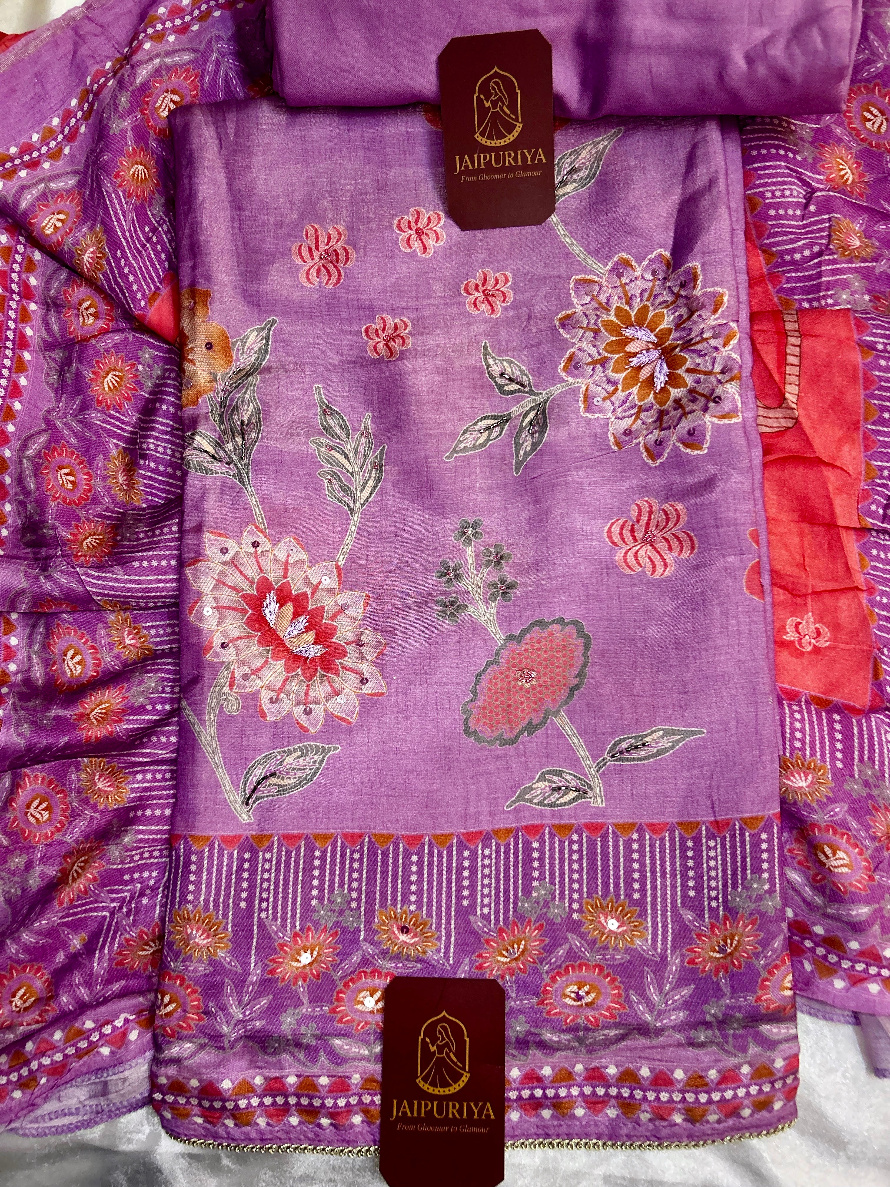 Lavanya Phoolkari Charm Suit Set