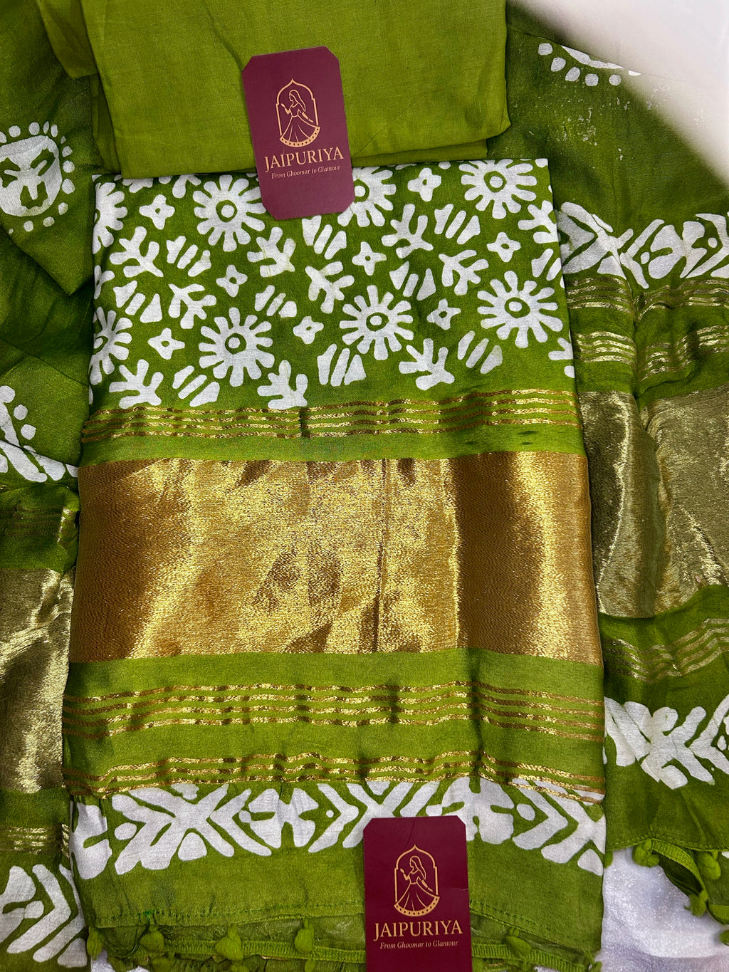 Hariyali Zari Grace Suit Set