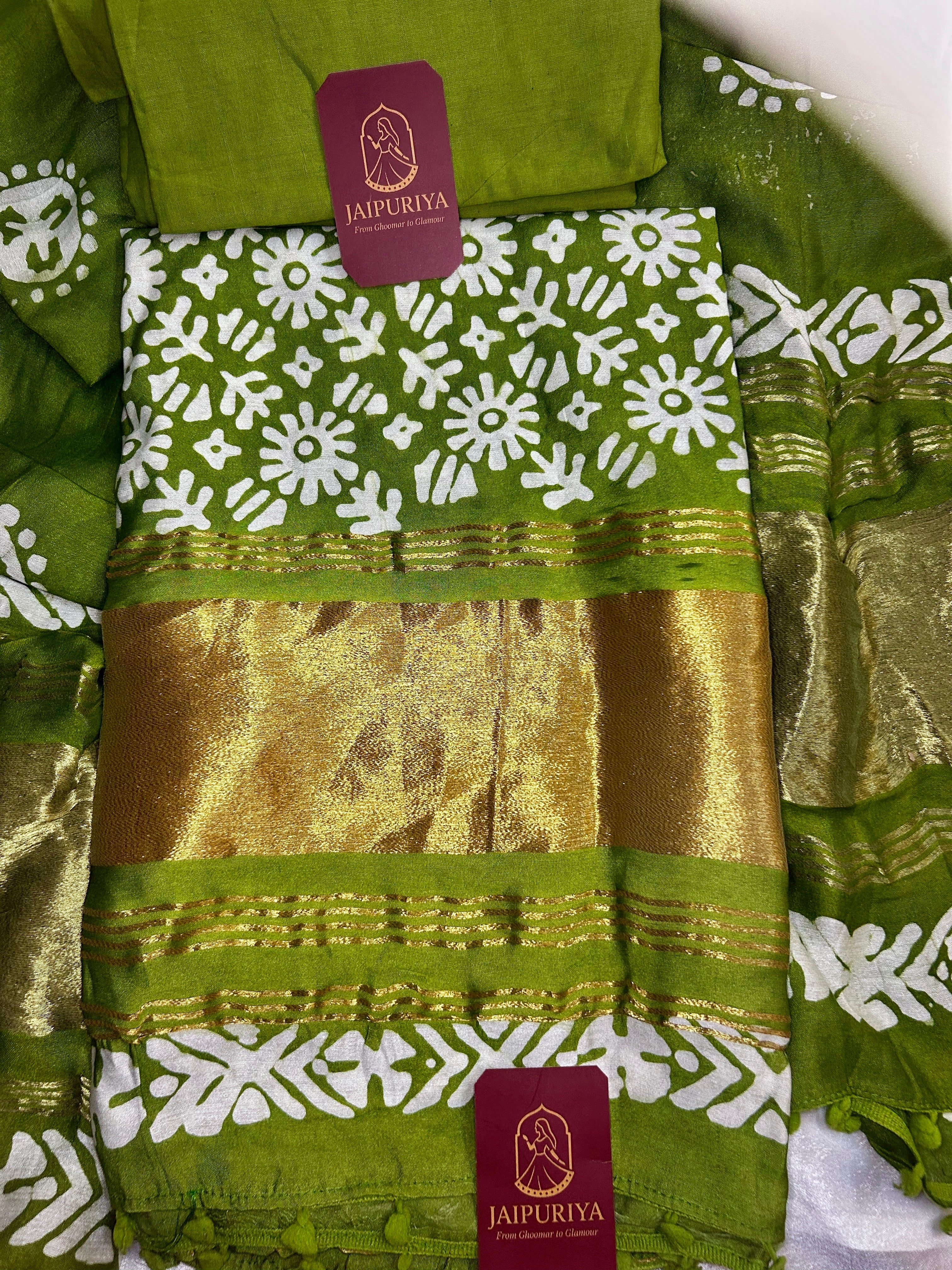 Hariyali Zari Grace Suit Set