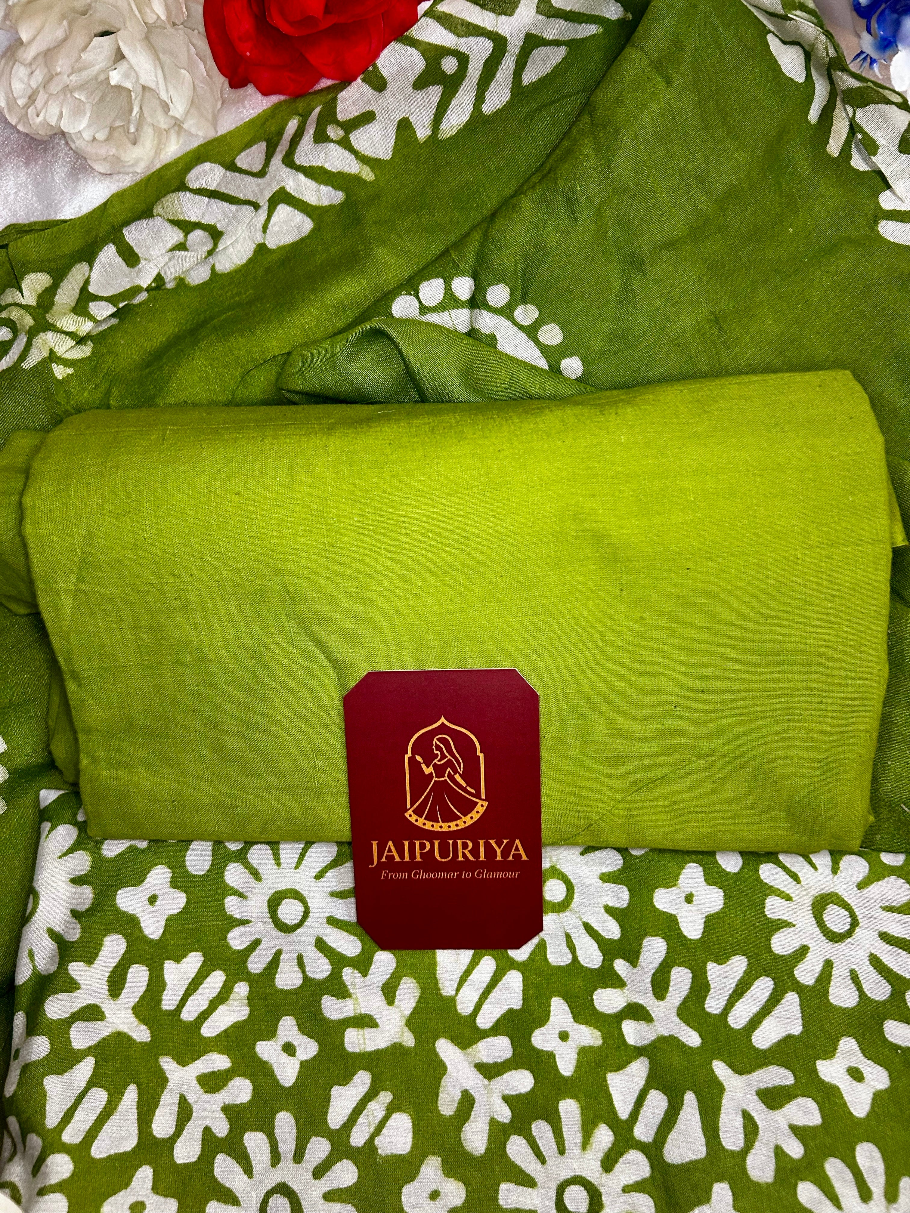 Hariyali Zari Grace Suit Set