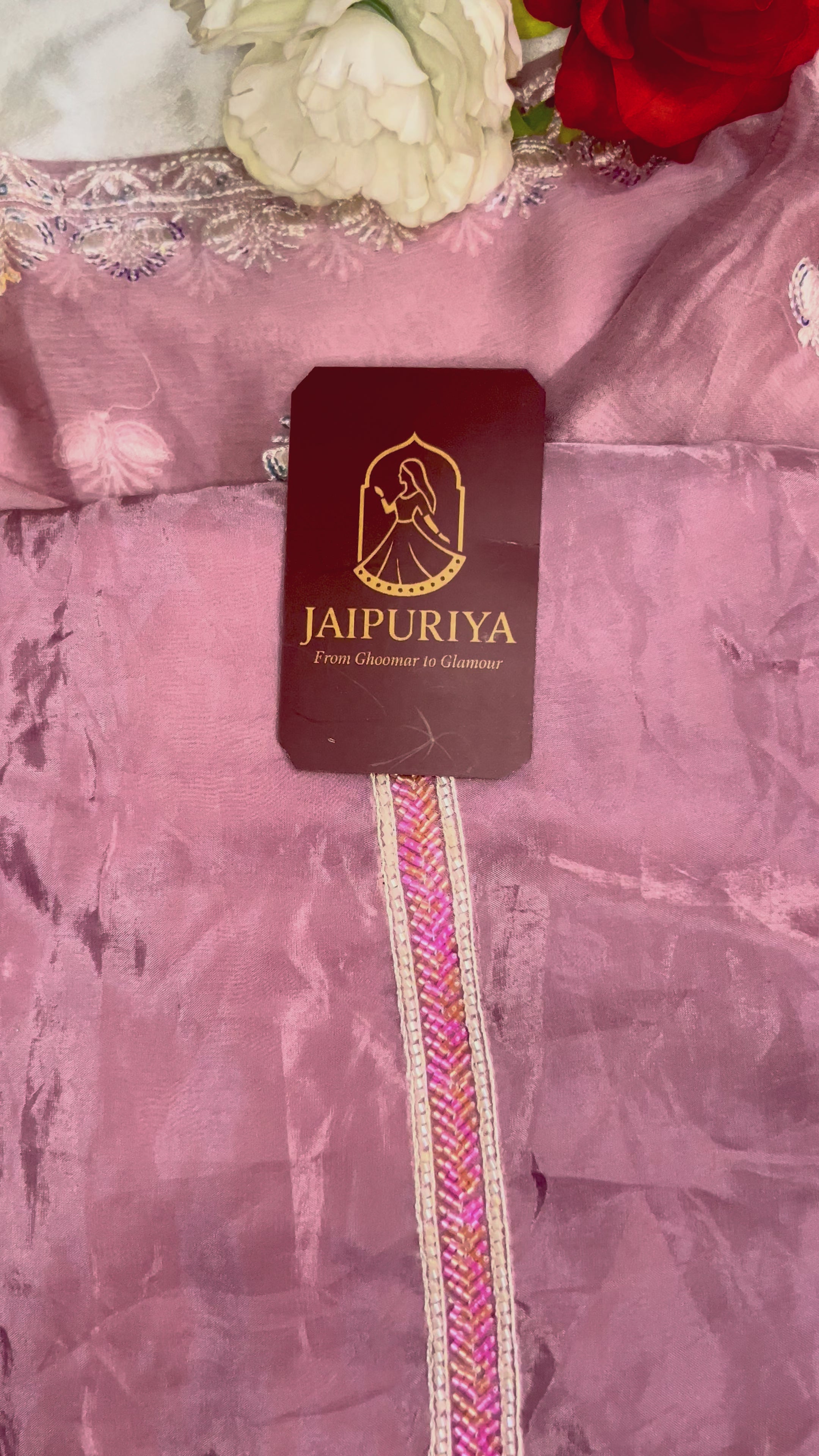 Gulnaar Blush Elegance Suit Set