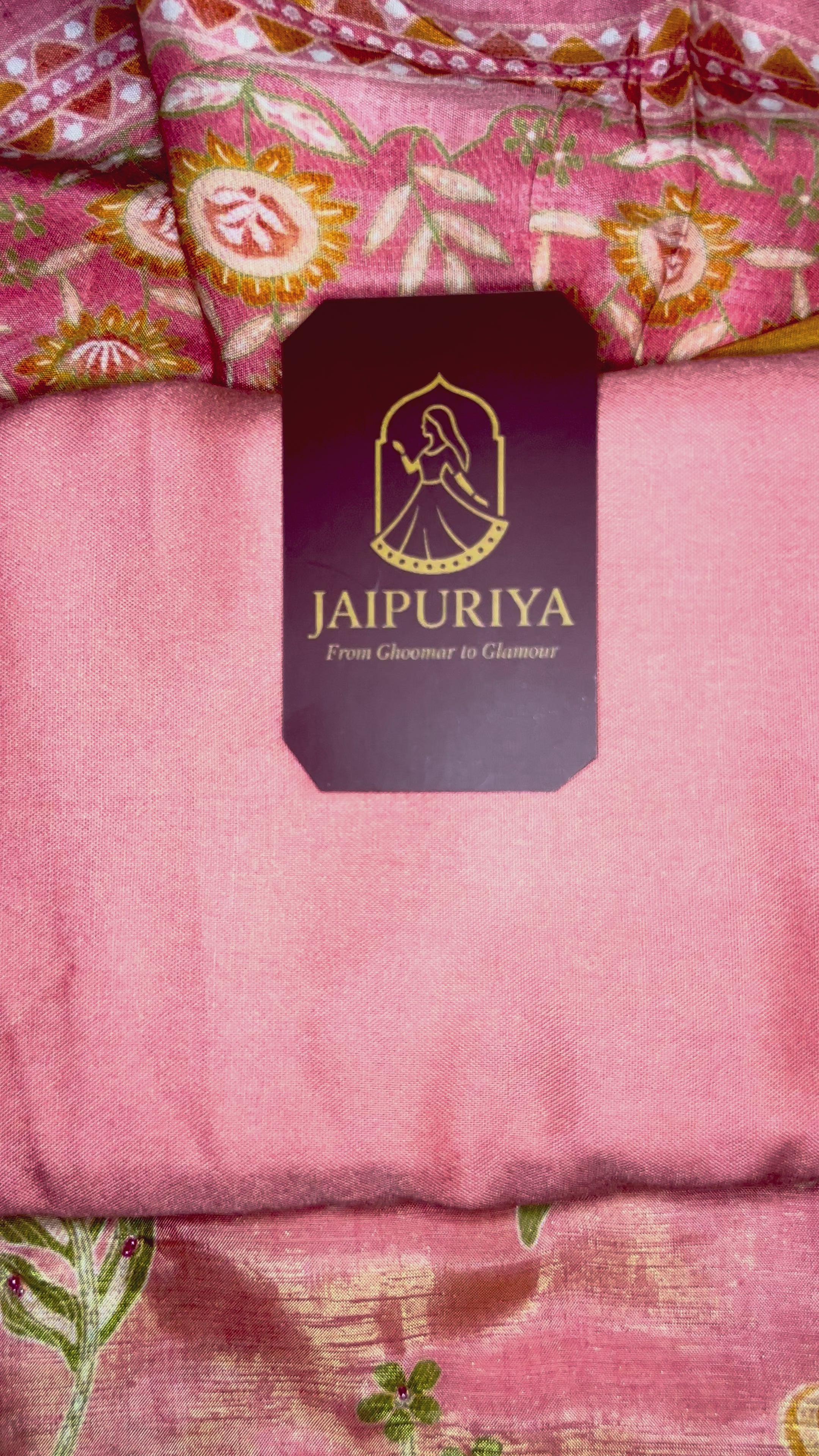 Sunehri Phool Peach Set